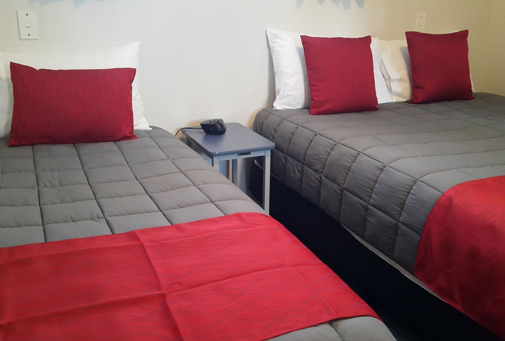 Blackout curtains, iron/ironing board, free WiFi, bed sheets