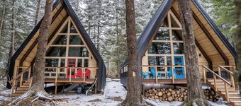 Nouvelle construction: cabine moderne vitrée