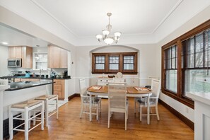 Dining - Gourmet Kitchen, King-sized Bed, Charming Ottawa Hills Colonial (Ottawa Hills)