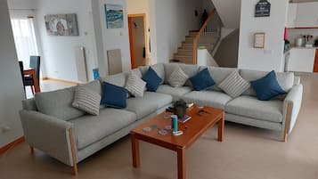 TV connectée, cheminée