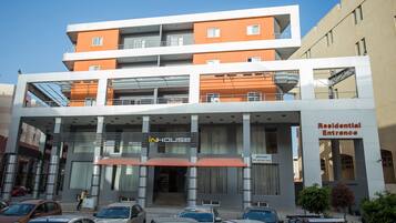 Façade de l’hébergement