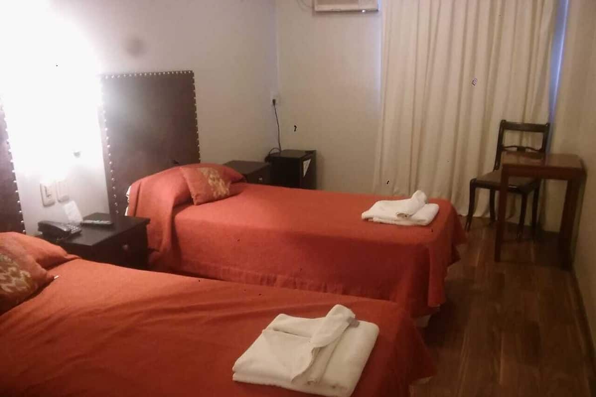 In-room safe, blackout drapes, WiFi (free), bed sheets