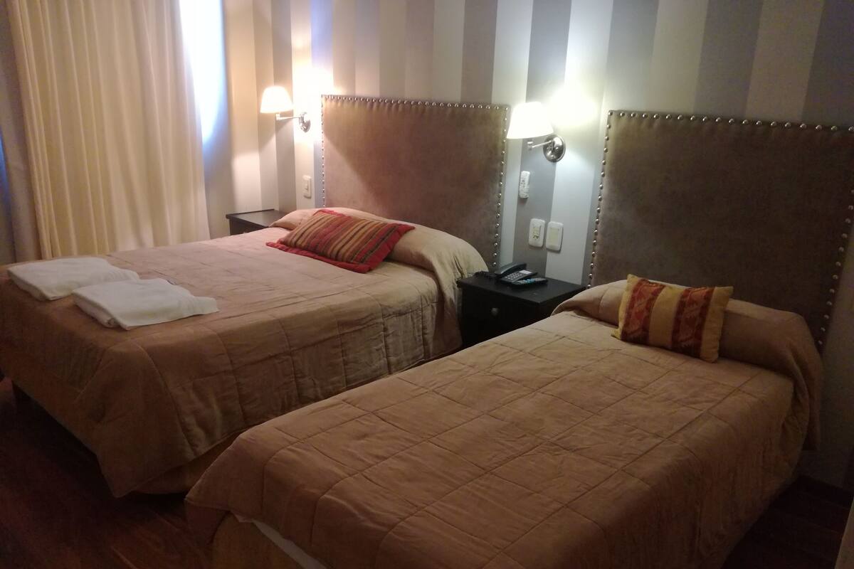 In-room safe, blackout drapes, WiFi (free), bed sheets