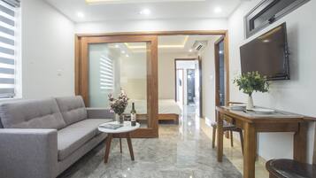 Quarto casal superior | Roupas de cama premium