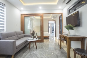 Quarto casal superior | Roupas de cama premium