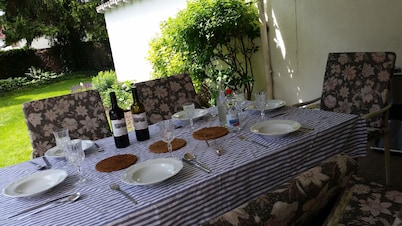 Casa con un gran jardín entre Augsburgo y Múnich.