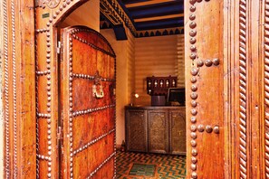 Entrée de l’hébergement
