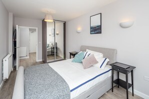 1 bedroom, desk, soundproofing, iron/ironing board