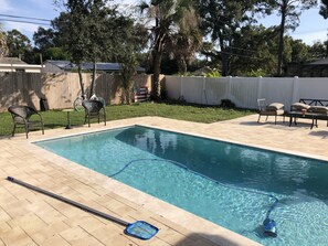 Backyard oasis for your exclusive use (pool is UNheated)