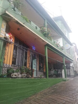 Fassade der Unterkunft