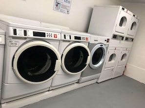 Laundry machines are available to use - Stunning Beachfront Suite - Sleeps 4 - Second Floor - Pool and Sauna! (Lincoln City)
