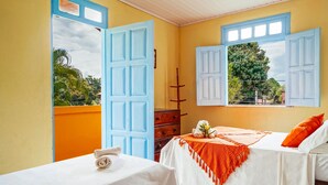 Triple Room, Balcony | Iron/ironing board (on request), WiFi (free), bed sheets
