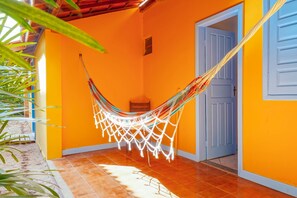 Double Room with Balcony | Iron/ironing board, free WiFi, bed sheets - Ganga Zumba Pousada & Hostel (Maraú)