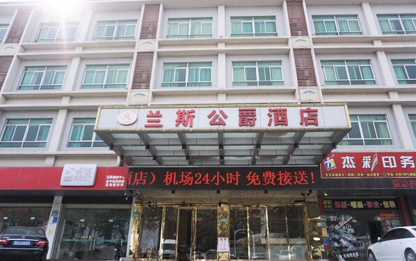 Majoituspaikan julkisivu