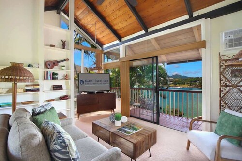 NEW Split A/C Kauai Charm - Couples Retreat w/ Amazing Kalapaki Bay Ocean Views