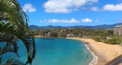 Auf der KALAPAKI-Klippe ** PALI NUI apt ** Marriott RESORT USE Großartiger Blick auf den STRAND und die BUCHT