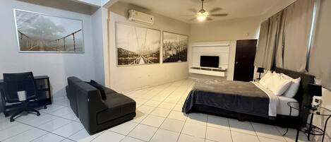 1 chambre, bureau, fer et planche Ă repasser, accĂšs au Wi-Fi (inclus)