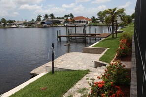 Enjoy waterfront views and dock access, perfect for relaxation and leisure activities.