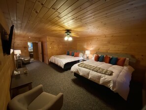 6 slaapkamers, een strijkplank/strijkijzer, reisbedje, gratis wifi