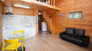 Duplex (Daisy) | Living area | 42-inch LCD TV with satellite channels, TV, heated floors