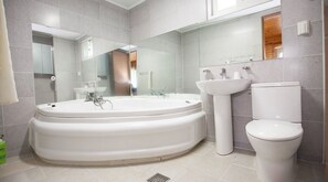 Free toiletries, hair dryer, towels, soap