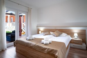 2 Schlafzimmer, Zimmersafe, kostenloses WLAN, Bettwäsche