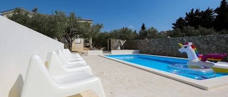 Una piscina riscaldata