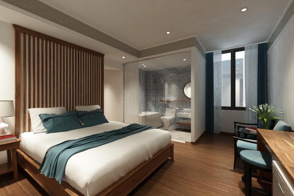 deluxe double or twin room | minibar, in-room safe, desk, free wifi