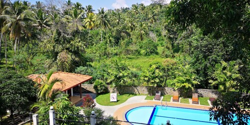 Ein Luxusresort in der Nähe des Udawalawe-Nationalparks