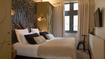 Suite Junior Ebène, 22 Rue du Boeuf 69005 Lyon | 1 bedroom, premium bedding, minibar, in-room safe