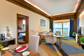 43-inch Smart TV with digital channels, TV, fireplace