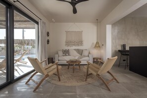 Villa, Private Pool | Living area