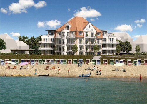Traumwohnung castle by the sea, 84 QM2, 1a the beach, frontal sea view, 4 stars