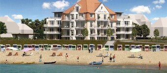 Traumwohnung castle by the sea, 84 QM2, 1a the beach, frontal sea view, 4 stars