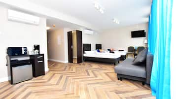 Panoramic Studio | Living area | 32-inch LCD TV with digital channels, TV