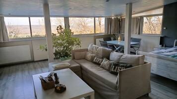 TV connectée, livres, vidéothèque