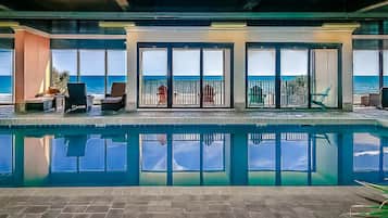 Indoor pool, outdoor pool