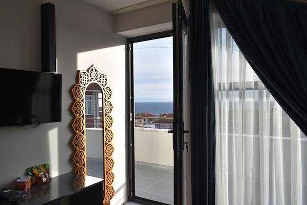 Deluxe Room, Balcony, Sea View | View from room