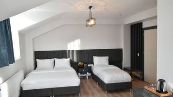 Sábanas de algodón egipcio, ropa de cama de alta calidad y minibar