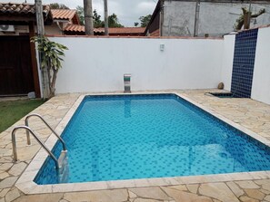 Outdoor pool - Beautiful home - best spot in Ilhabela (Ilhabela)