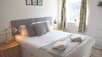 1 bedroom, iron/ironing board, travel crib, free WiFi