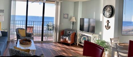 Smart TV, DVD player, books
