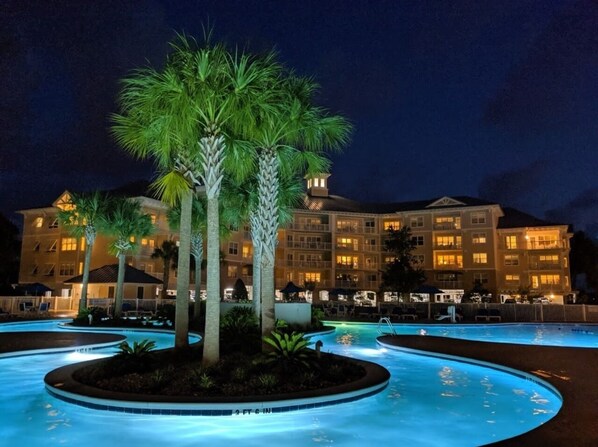 Indoor pool, outdoor pool