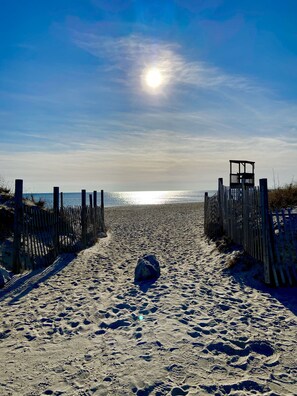 Sun-loungers, beach towels