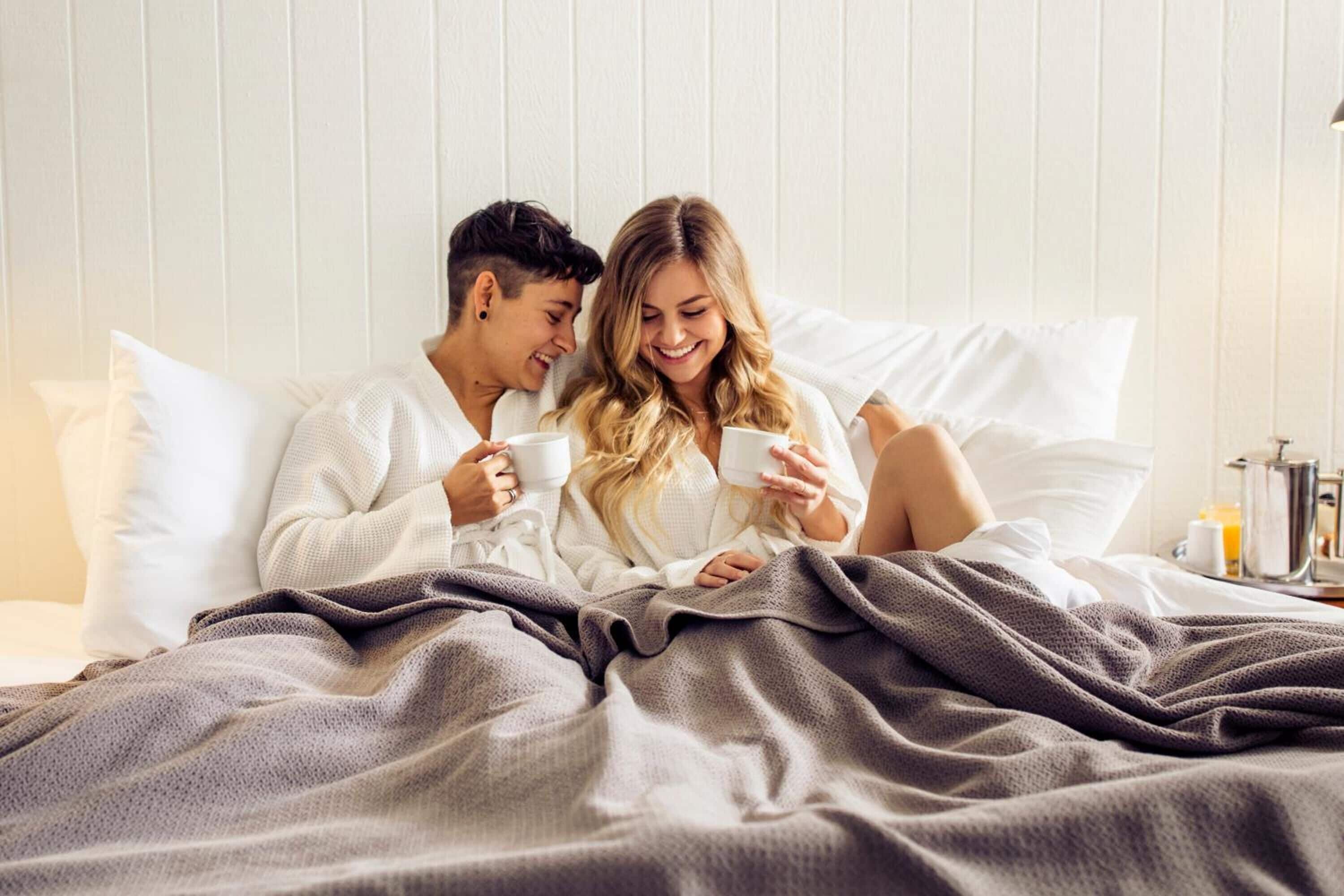 Premium bedding, pillowtop beds, individually decorated