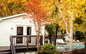 Room, Accessible, Fireplace (accessible deluxe queen) (20%off spa services) | Premium bedding, pillow-top beds, individually decorated - Boon Hotel + Spa - Adults Only (Guerneville)