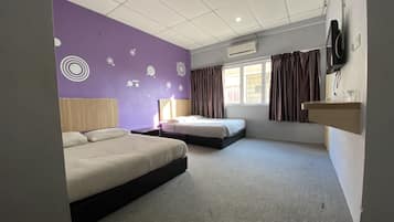 Free WiFi, bed sheets