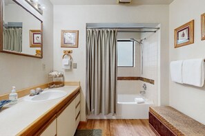 Free toiletries, hair dryer, towels