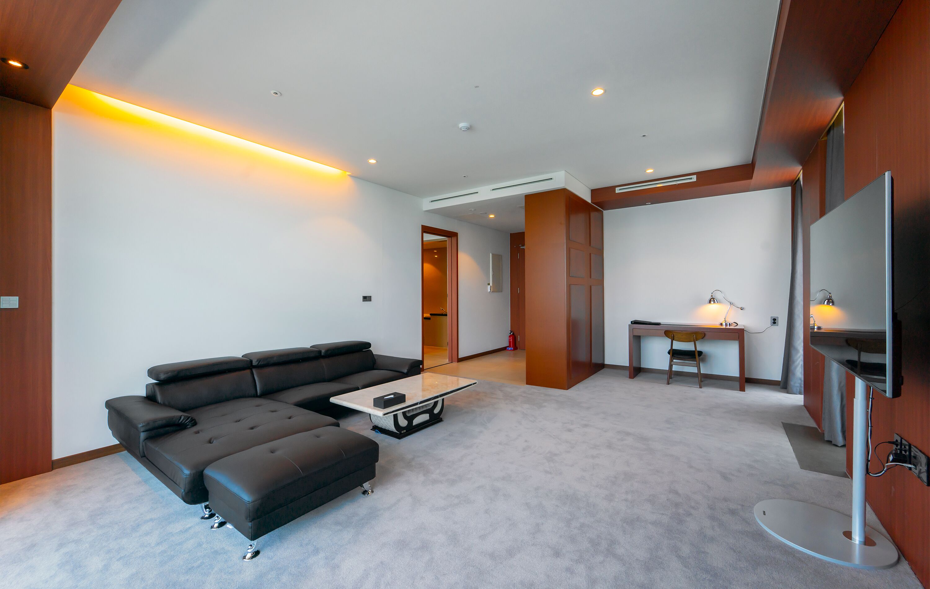 hair dryer, bathrobes, slippers, bidet