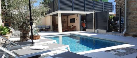 Außenpool, beheizter Pool